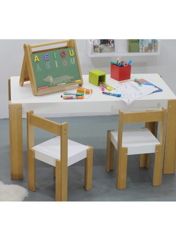 Conjunto mesa rectangular con pizarra + 4 sillas - Image 4