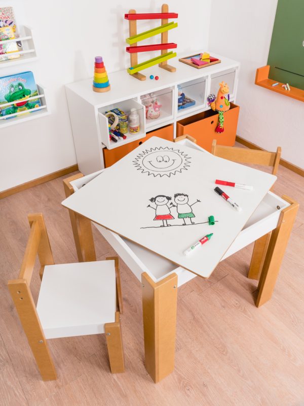 Conjunto mesa cajon + 2 sillas - Image 2