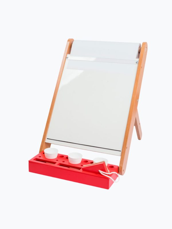 Pizarra de mesa con rollo para marcador