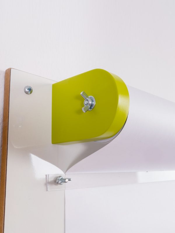 Pizarron de pared para marcador con portarrollo + borrador - Image 3