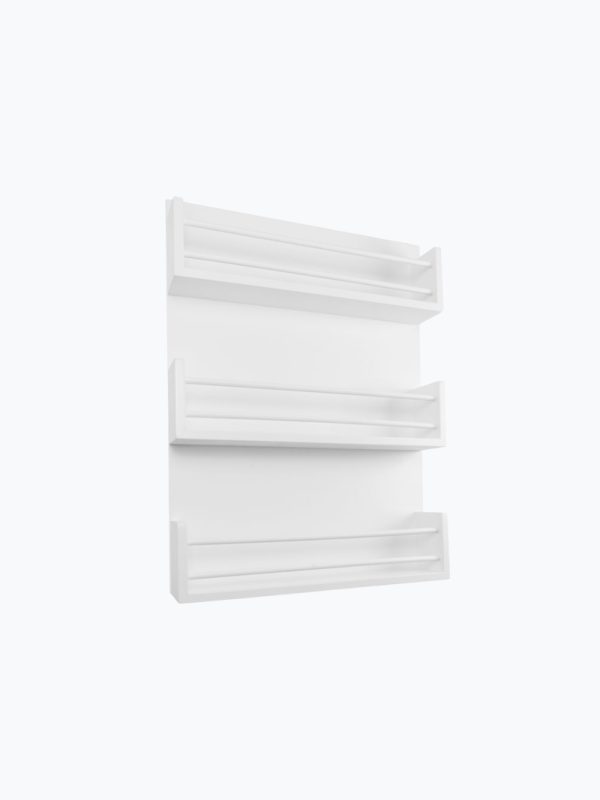 Librero de pared de 3 estantes
